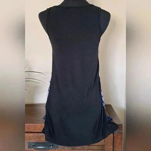 ❤️ Smart Set Blue White Gradient Print Sleeveless Top Women's Size XS - Picture 3 of 10